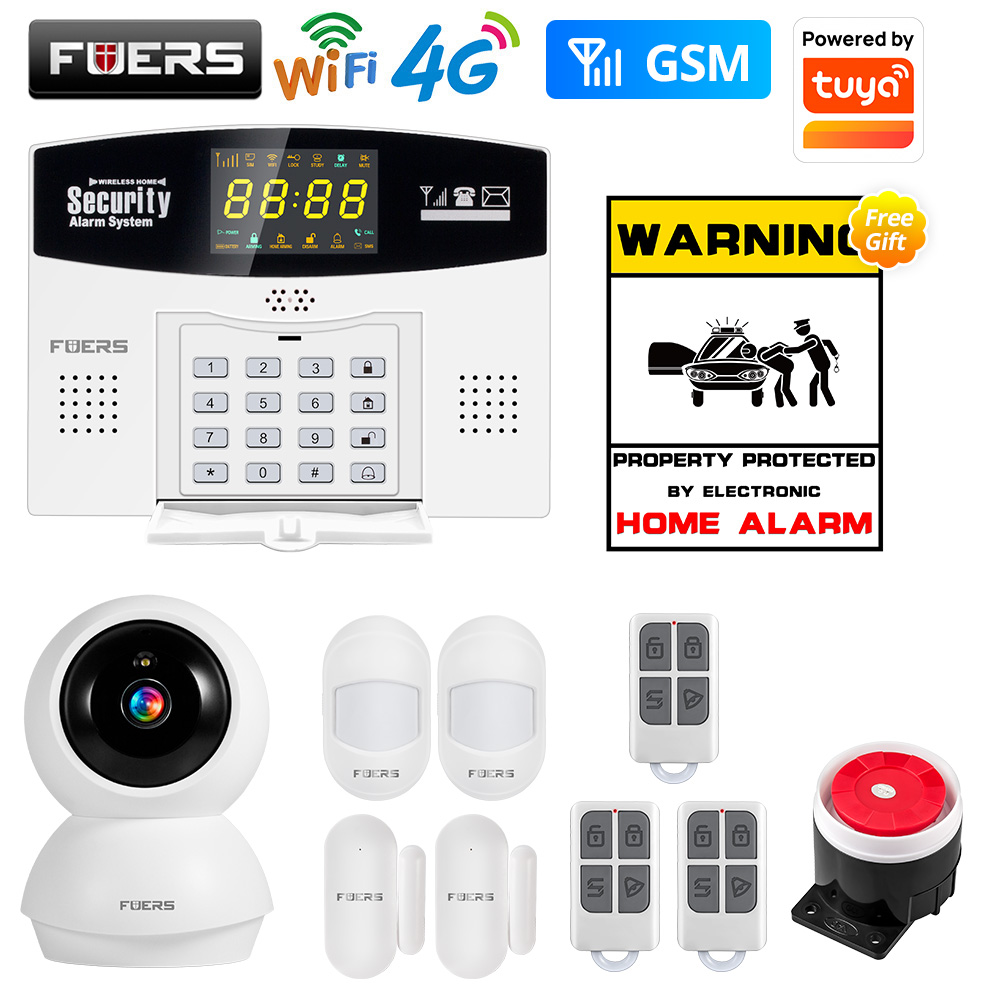 Fuers W214 WIFI 4G GSM Wireles - Home Zone Security App ulasan dan harga