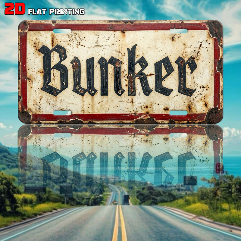 Bunker Fun Retro Sign，Holiday  - Home Security Yard Sign ulasan dan harga