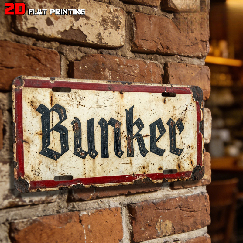 Bunker Fun Retro Sign，Holiday  - Home Security Yard Sign ulasan dan harga