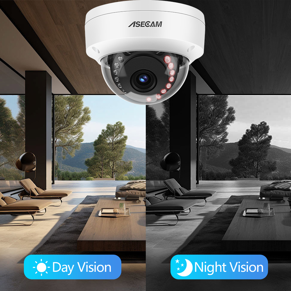 8MP 4K POE IP Camera IK10 Expl - Home Security Kamera ulasan dan harga