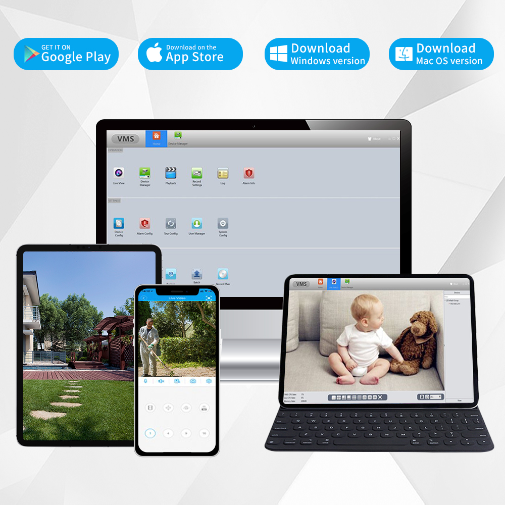 8MP 4K POE IP Camera IK10 Expl - Home Security Kamera ulasan dan harga