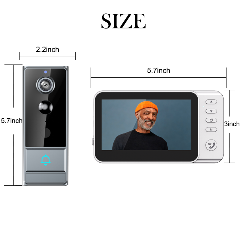 XBIBI video doorbell no subscr - Home Security Cameras No Subscription ulasan dan harga