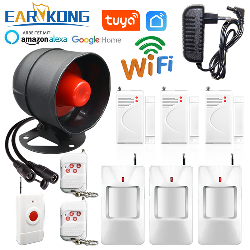Tuya WiFi Wireless Alarm Syste - Home Zone Security App ulasan dan harga