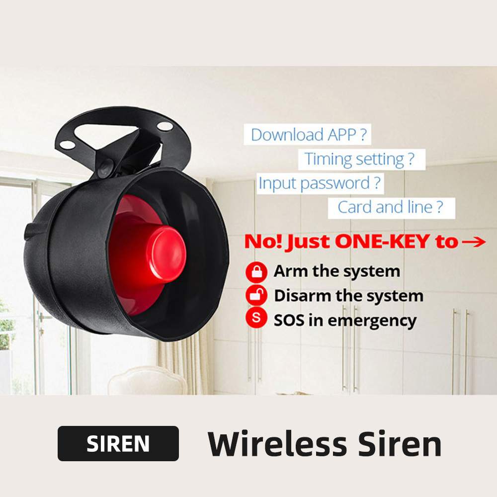 Tuya WiFi Wireless Alarm Syste - Home Zone Security App ulasan dan harga