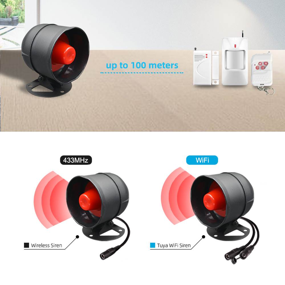 Tuya WiFi Wireless Alarm Syste - Home Zone Security App ulasan dan harga