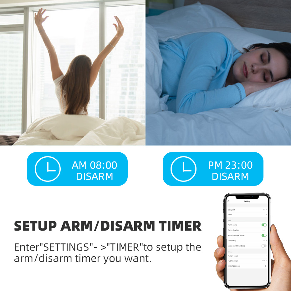 KERUI Tuya Smart WIFI Wireless - Home Zone Security App ulasan dan harga