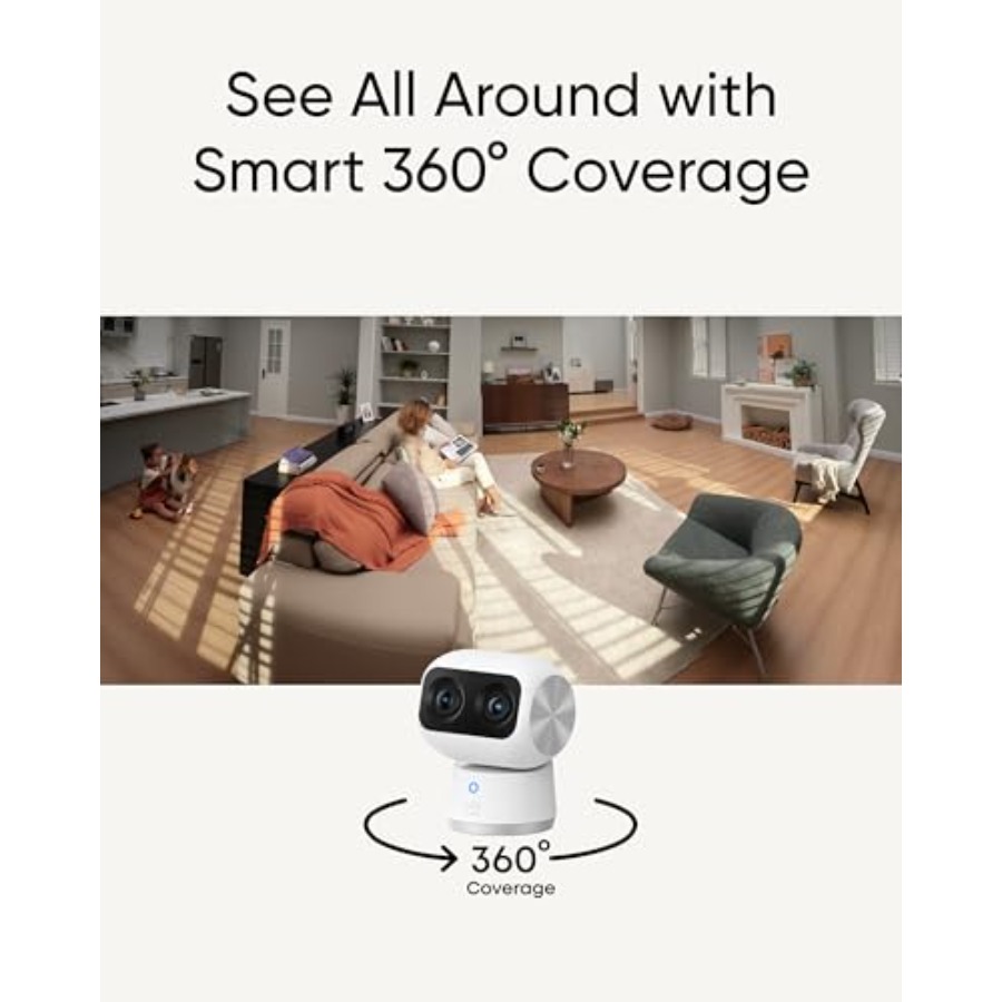 4K Indoor Cam S350 for home se - Home Security Cameras No Subscription ulasan dan harga