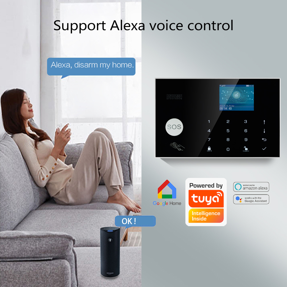 Wireless Home WIFI GSM Home Se - Home Zone Security App ulasan dan harga