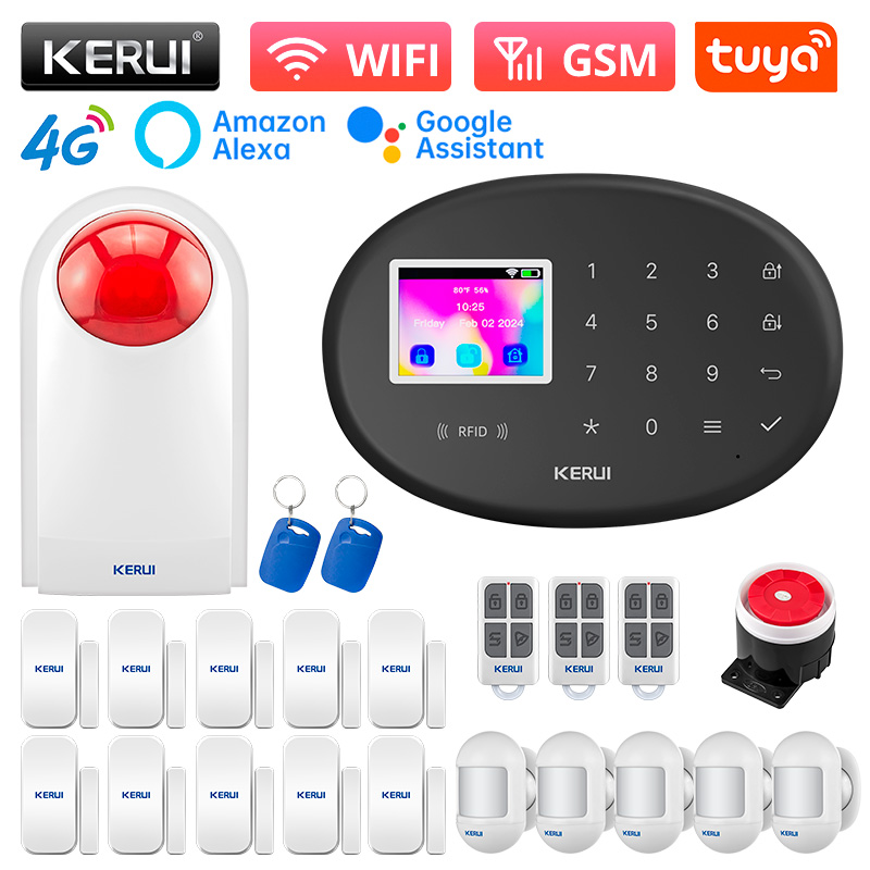 KERUI Alarm Security System W2 - Home Zone Security App ulasan dan harga