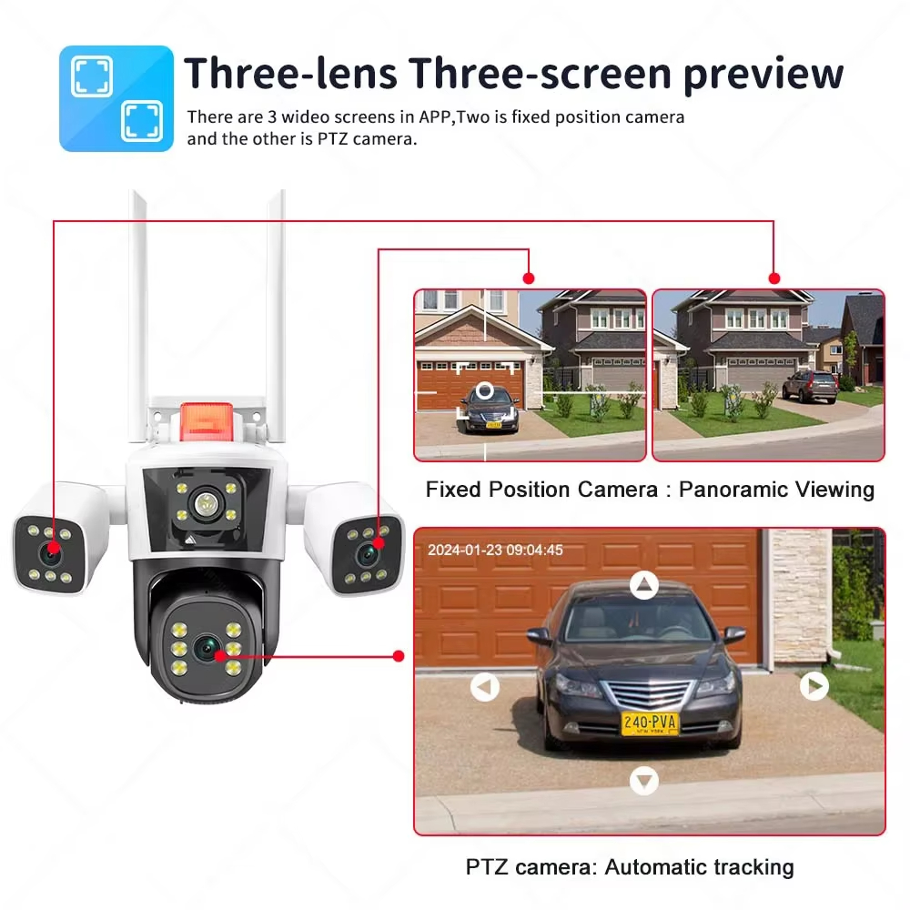 6K 12MP Outdoor WiFi Wireless  - Home Security Kamera ulasan dan harga