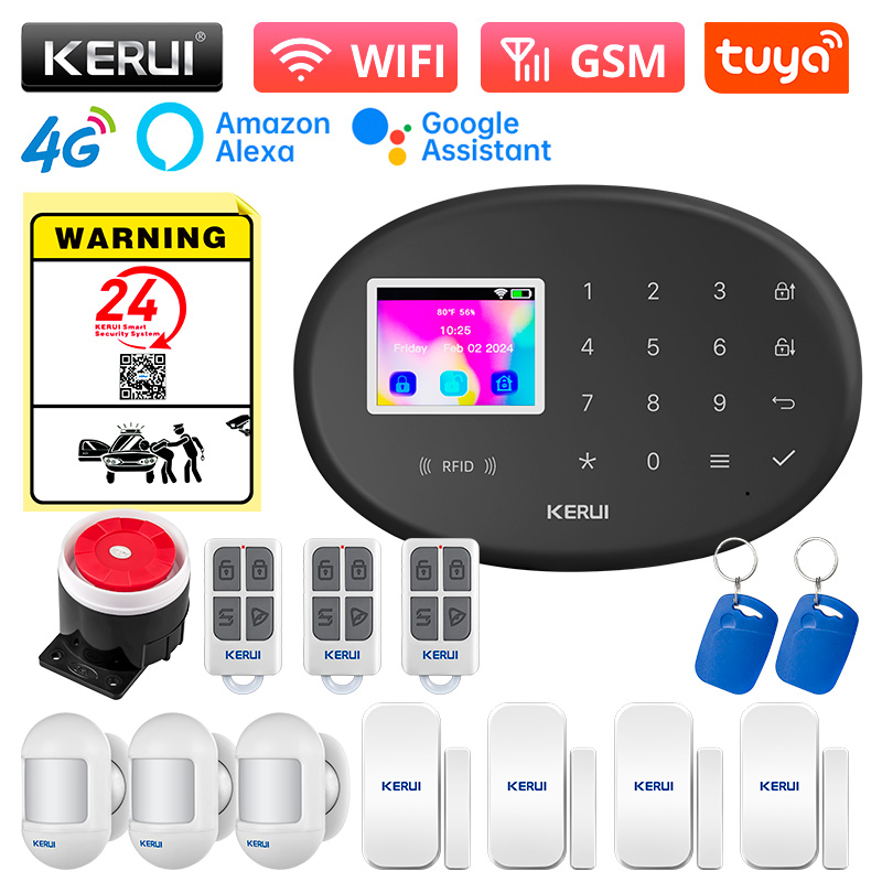 KERUI WiFi + 4G/2G Home Securi - Home Zone Security App ulasan dan harga