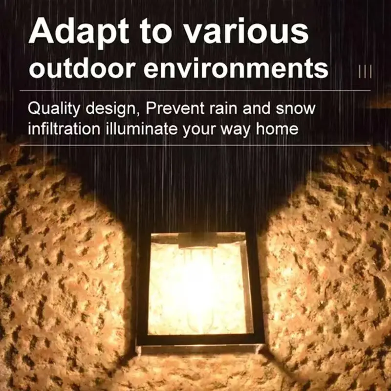 Outdoor Solar Tungsten Wall Li - Home Security Yard Sign ulasan dan harga
