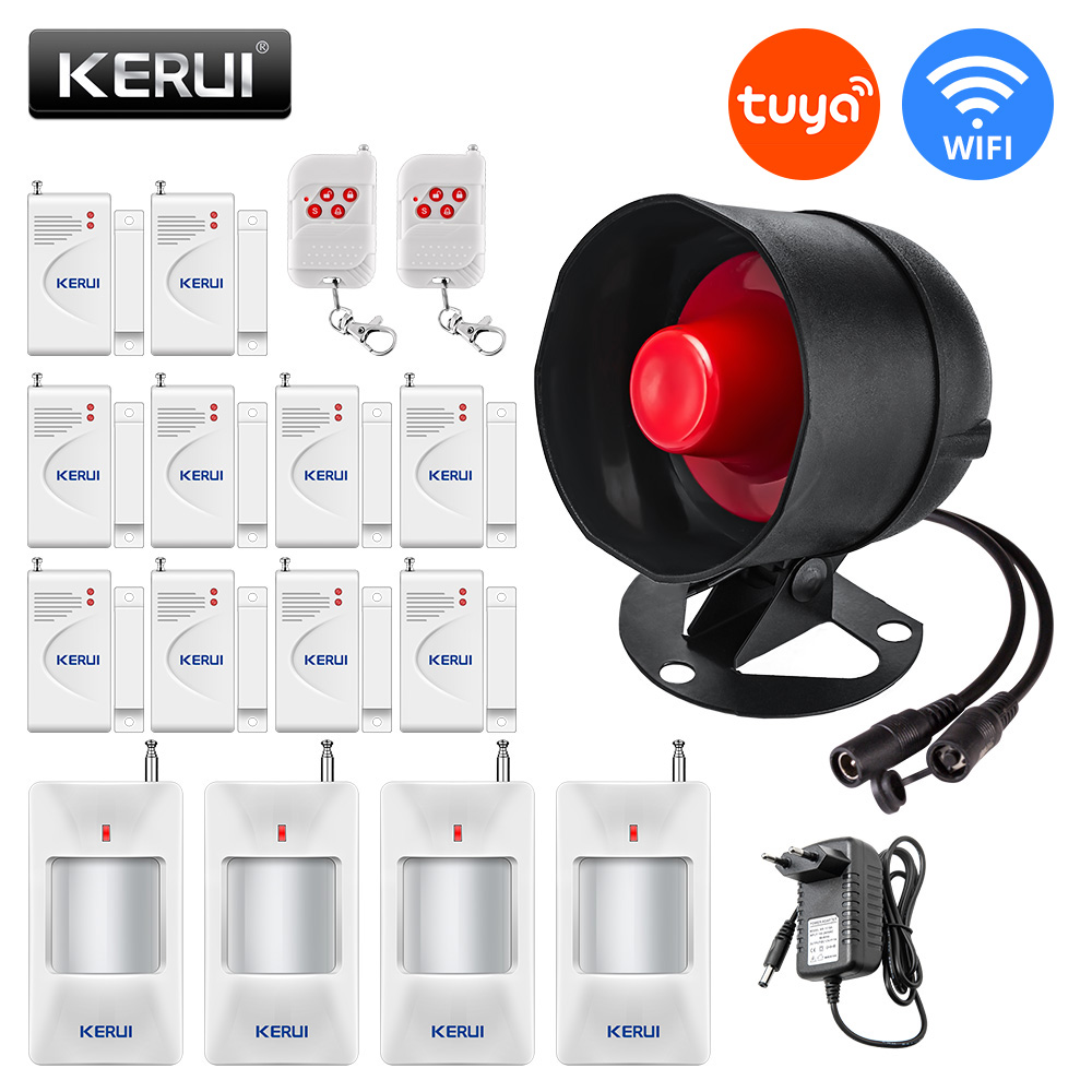 KERUI Tuya Smart WIFI Wireless - Home Zone Security App ulasan dan harga