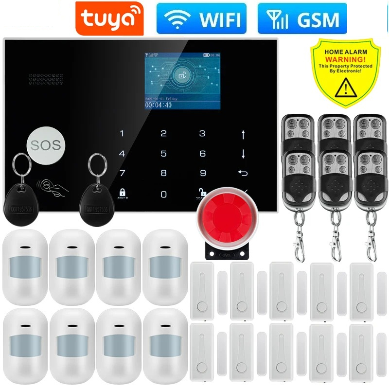 W7B Wireless Wired Alarm Syste - Home Zone Security App ulasan dan harga