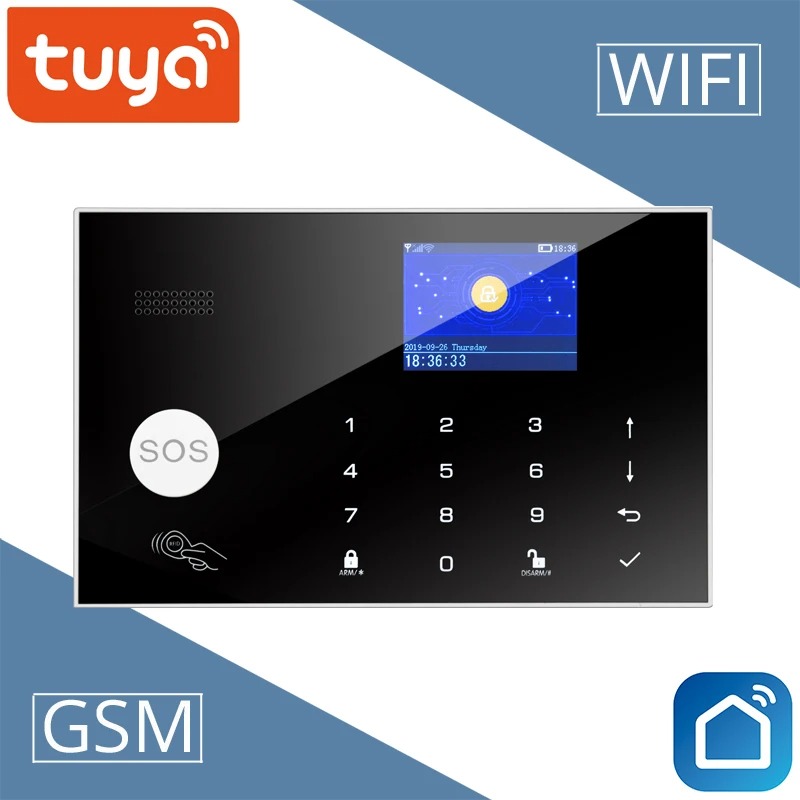 W7B Wireless Wired Alarm Syste - Home Zone Security App ulasan dan harga
