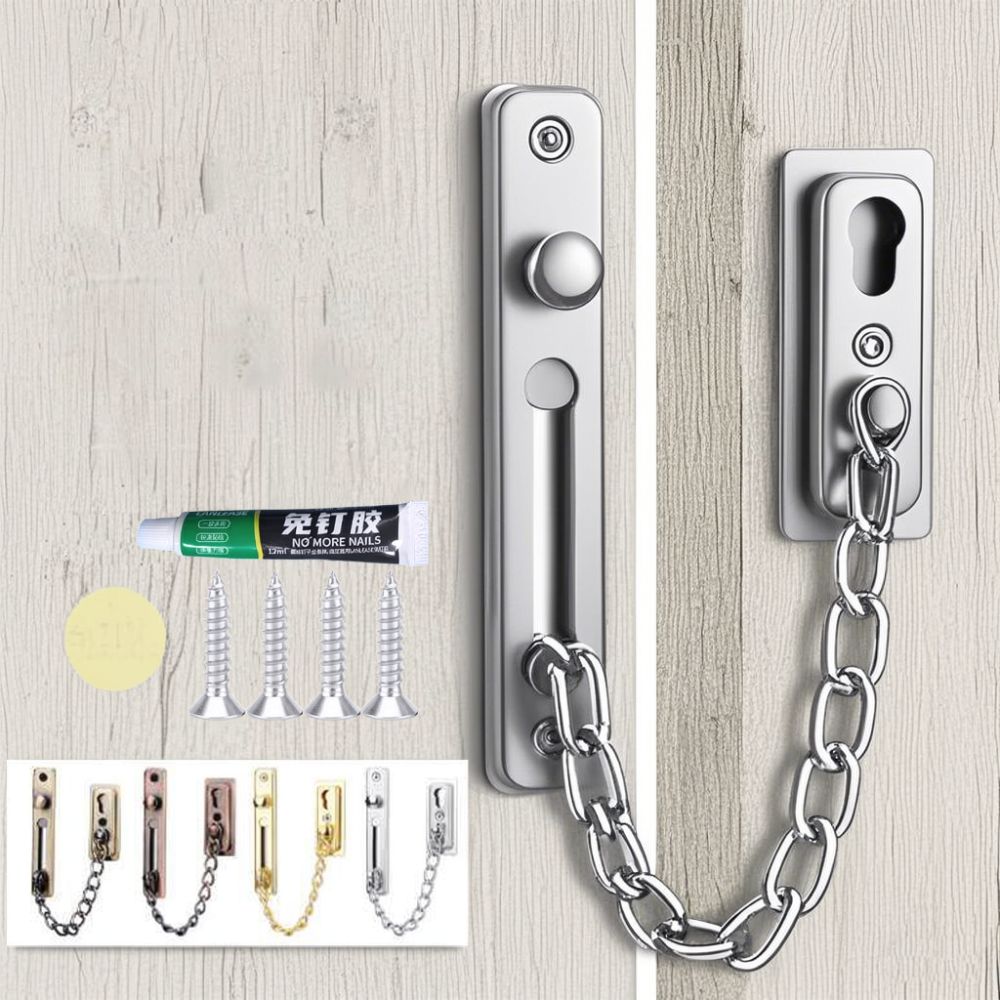 Door Security Guard Chain Lock - Home Security For Renters ulasan dan harga
