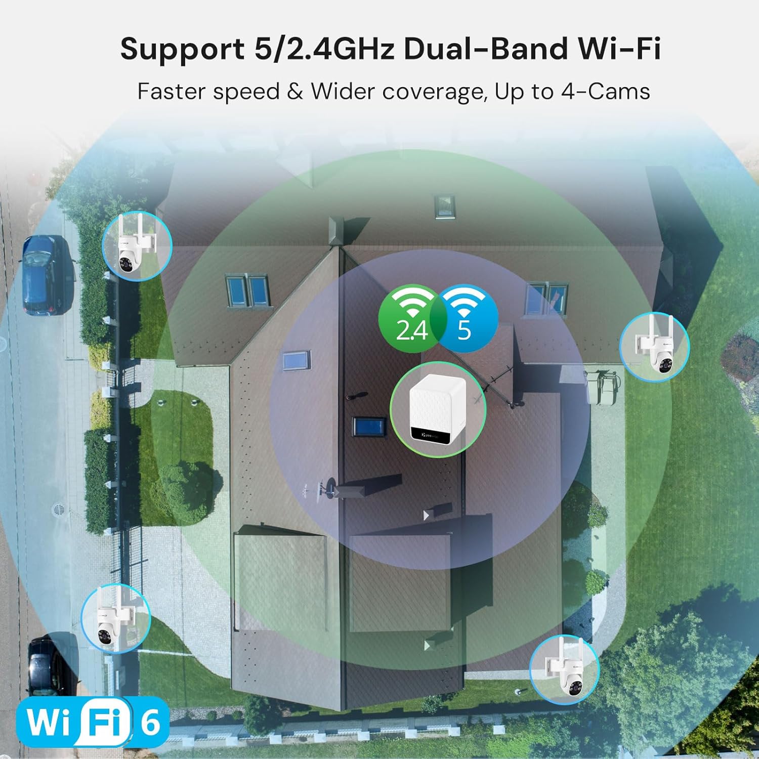 Wireless Outdoor Solar Securit - Home Security Cameras No Subscription ulasan dan harga