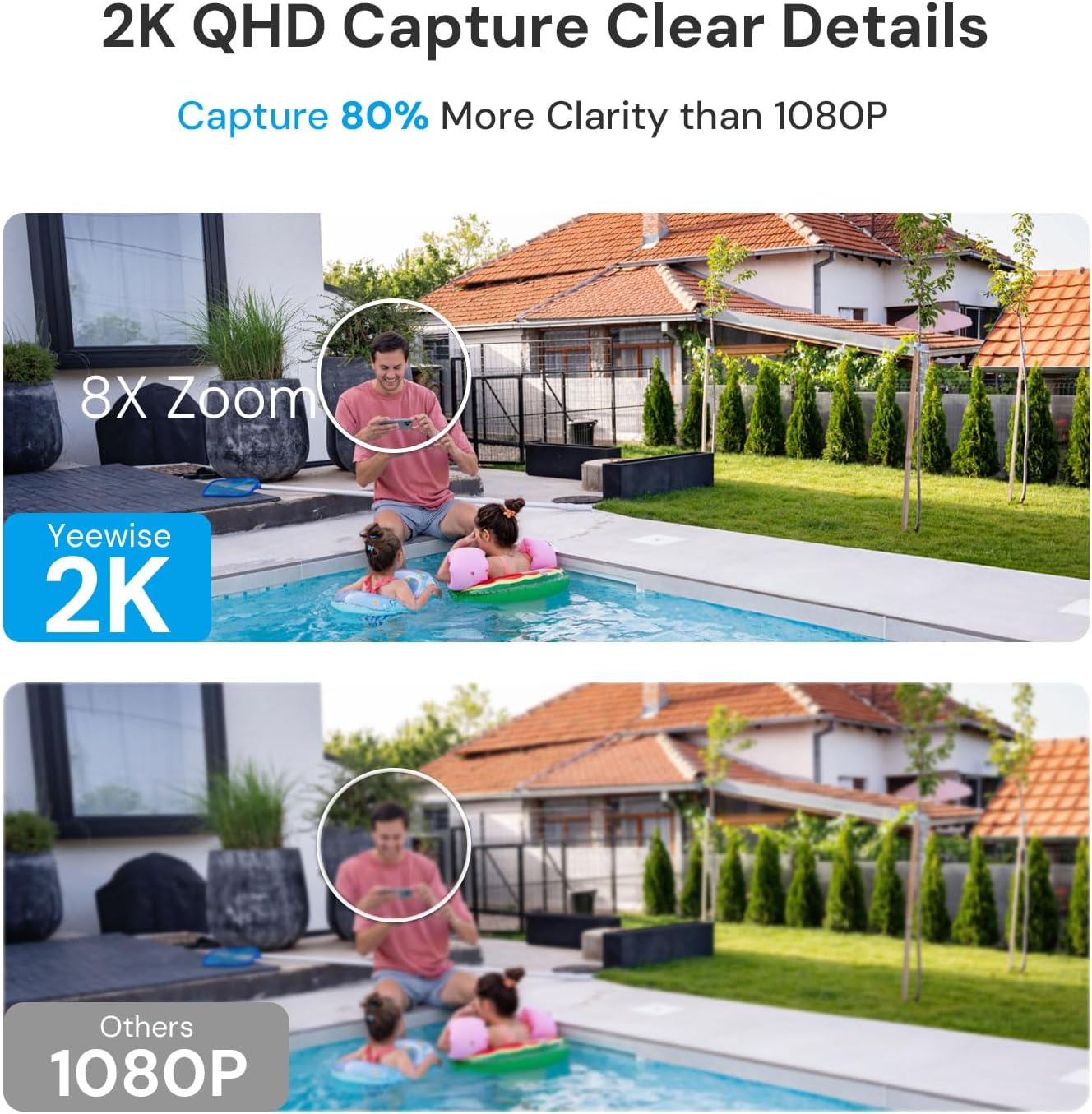 Wireless Outdoor Solar Securit - Home Security Cameras No Subscription ulasan dan harga