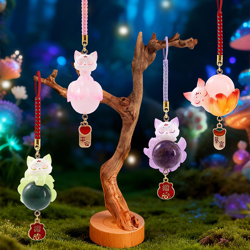 Nine-Tailed Fox Blind Box Crys - Home Security Items ulasan dan harga