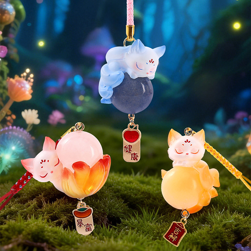 Nine-Tailed Fox Blind Box Crys - Home Security Items ulasan dan harga