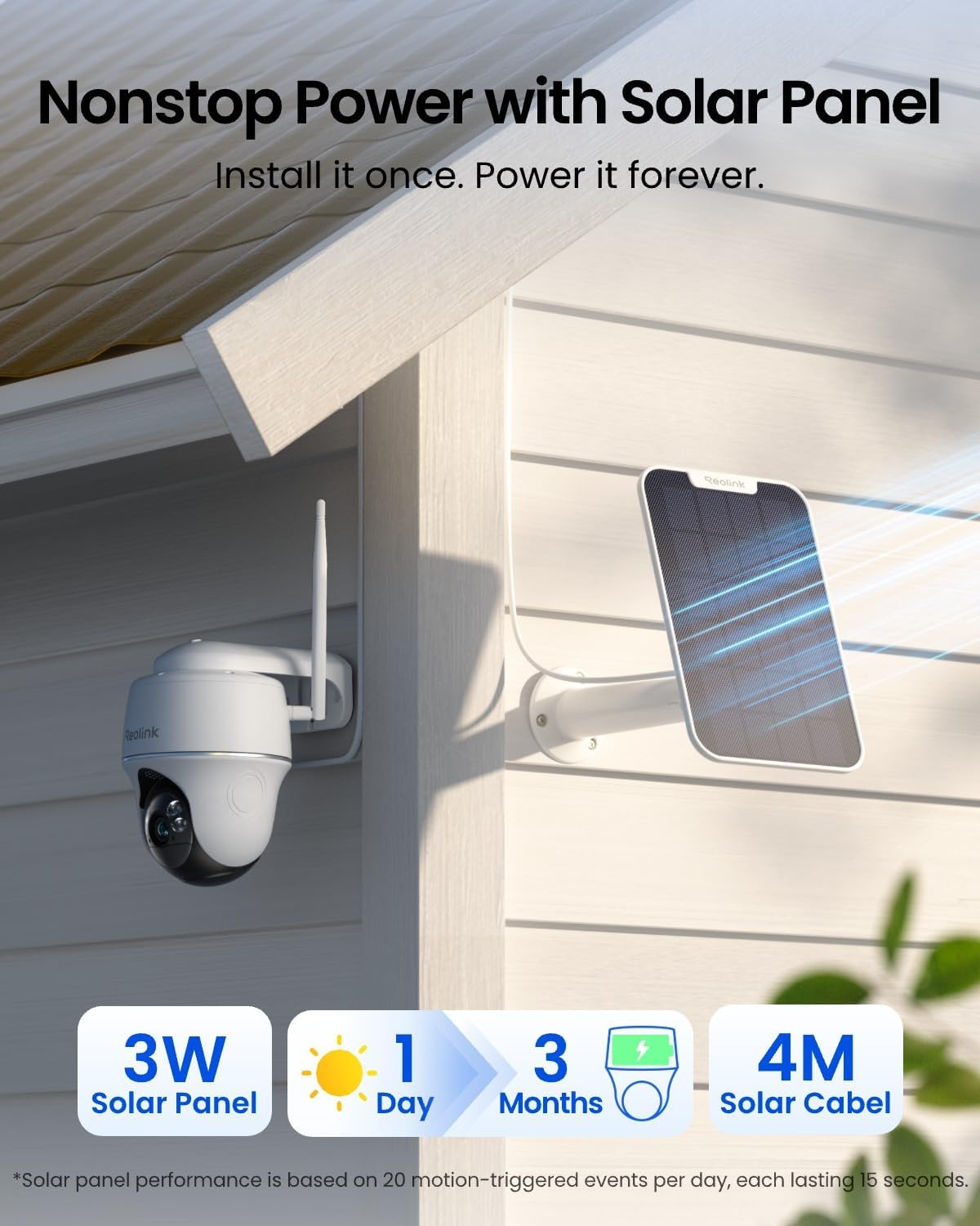 Solar Wireless Outdoor Securit - Home Security Cameras No Subscription ulasan dan harga