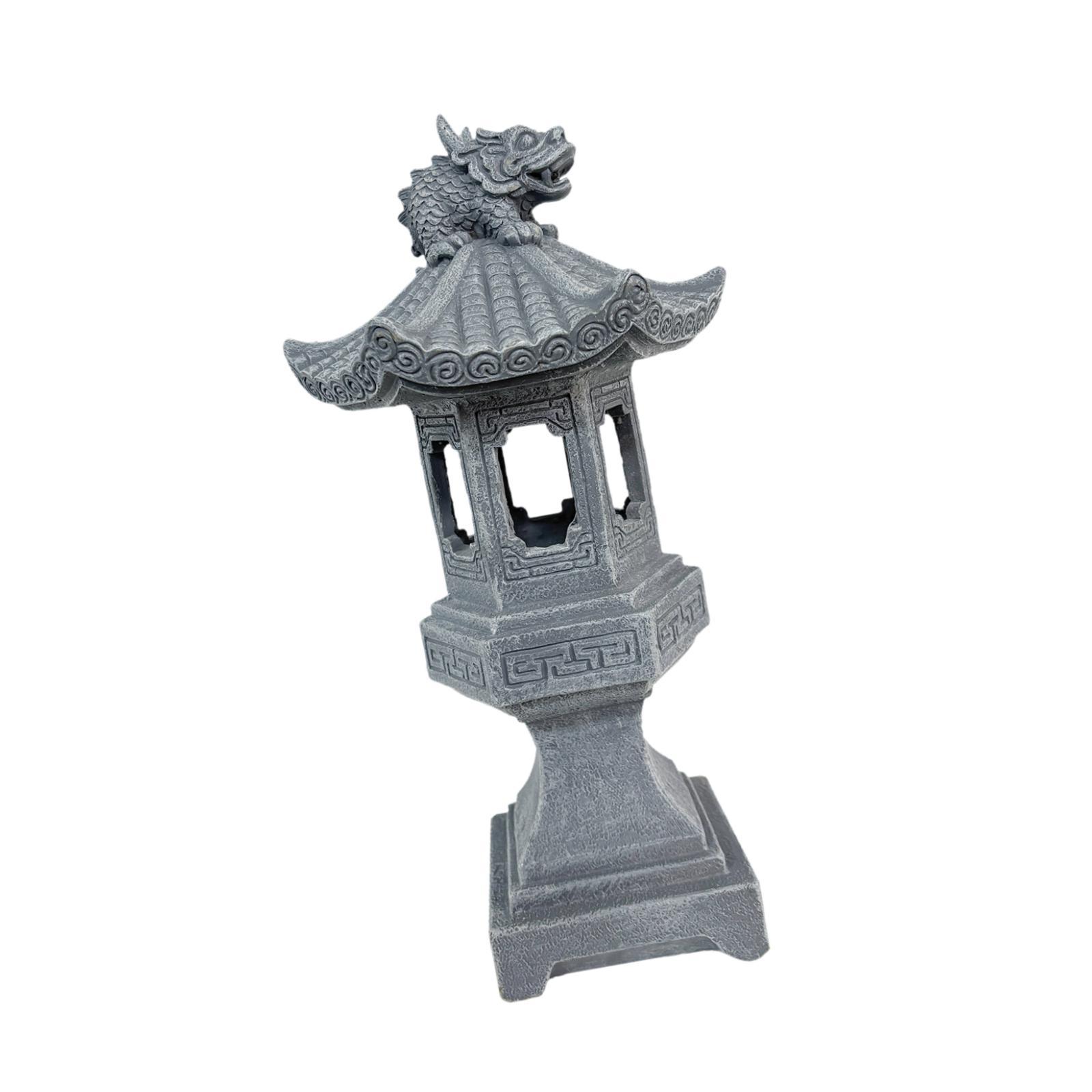 Solar Pagoda Lantern with Lant - Home Security Yard Sign ulasan dan harga