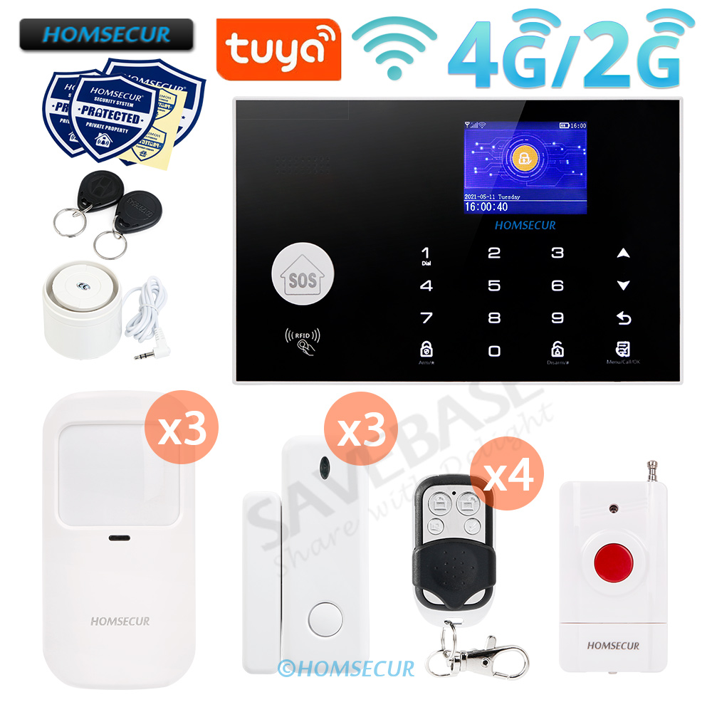 433MHz Wireless 4G/3G/GSM WIFI - Home Zone Security App ulasan dan harga