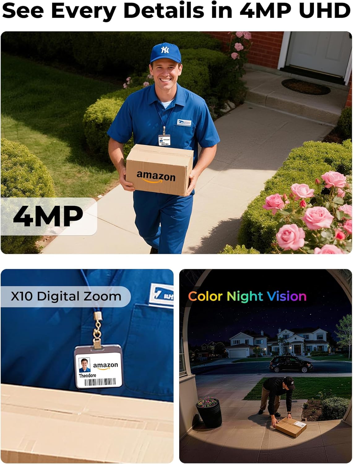 Solar Powered Wireless Outdoor - Home Security Cameras No Subscription ulasan dan harga