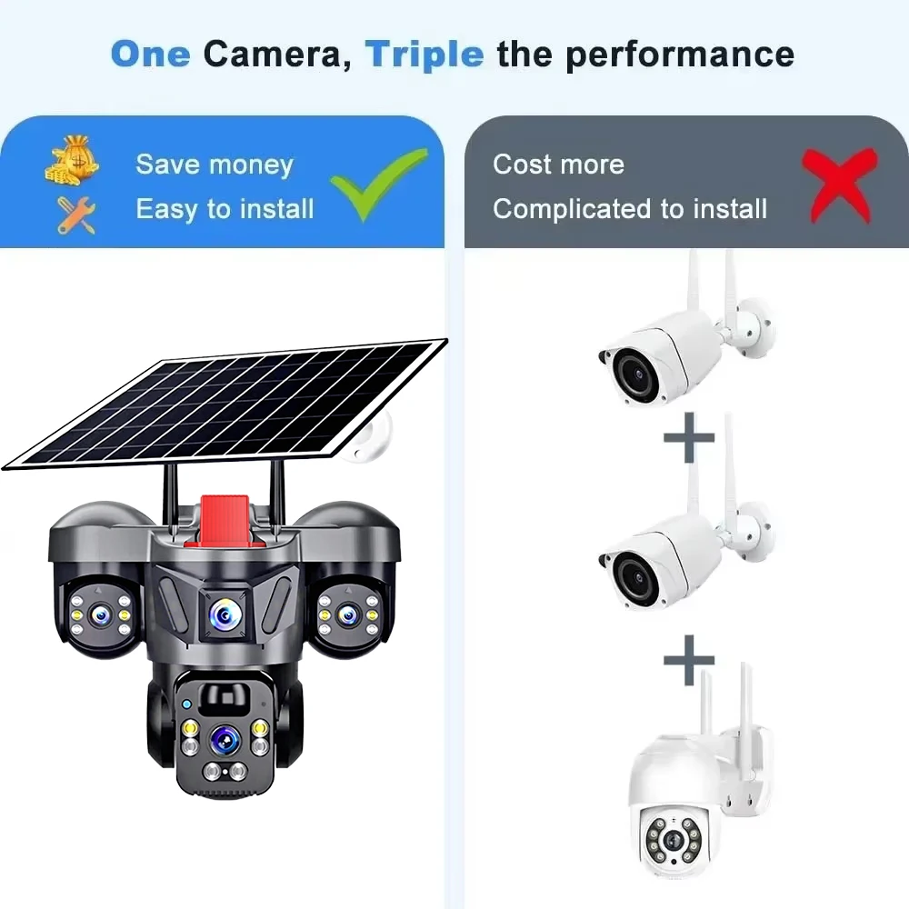 KERUI Outdoor PTZ 6MP 4G SIM W - Home Security Kamera ulasan dan harga