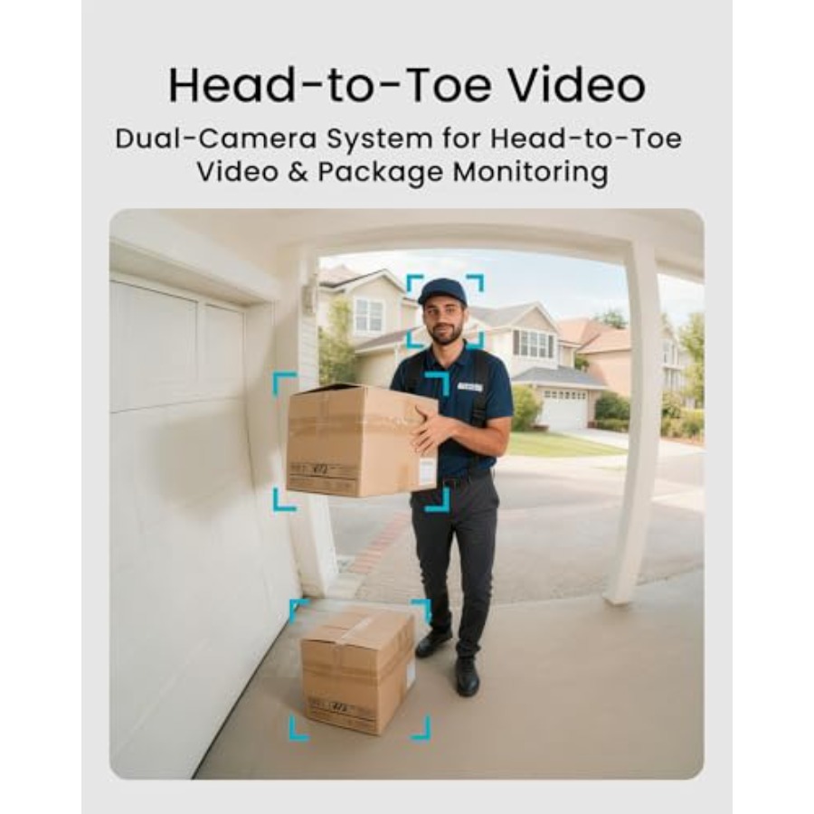 Wireless doorbell camera for h - Home Security Cameras No Subscription ulasan dan harga