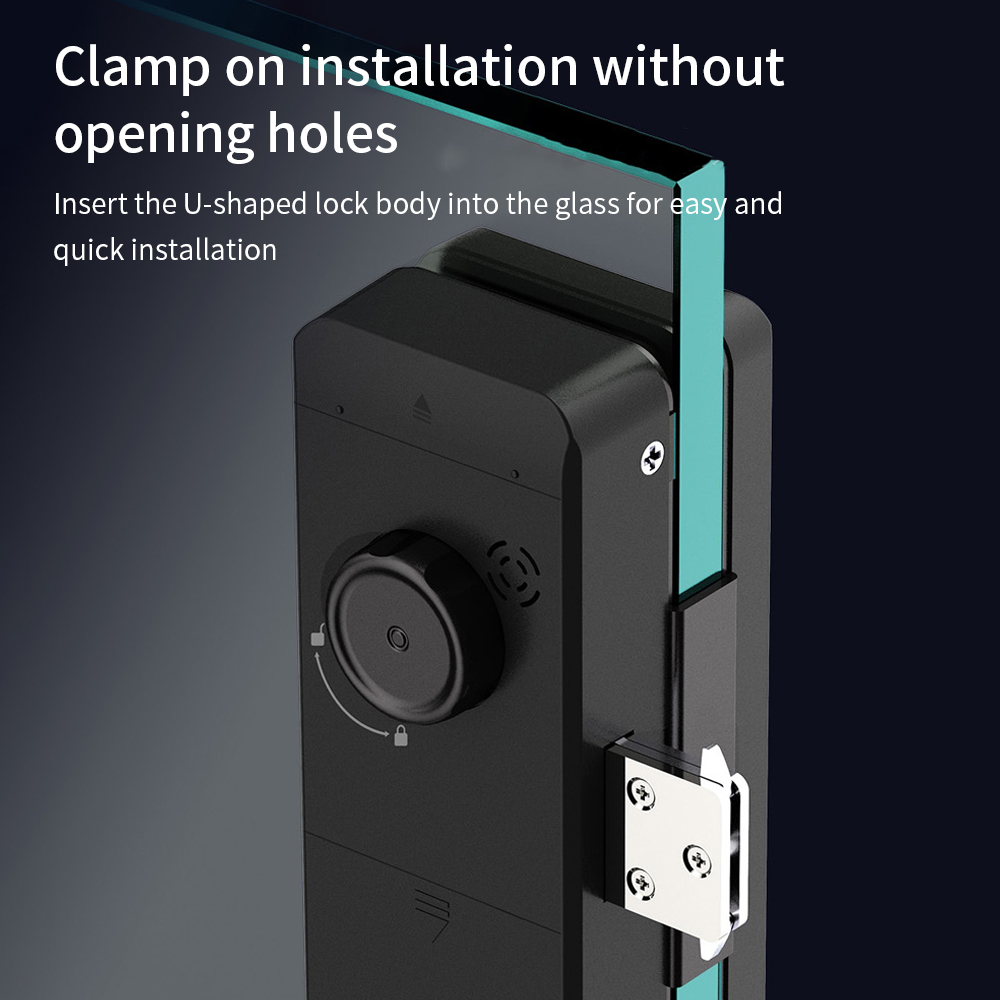 TTLOCK Smart Glass lock Finger - Home Security Safe ulasan dan harga