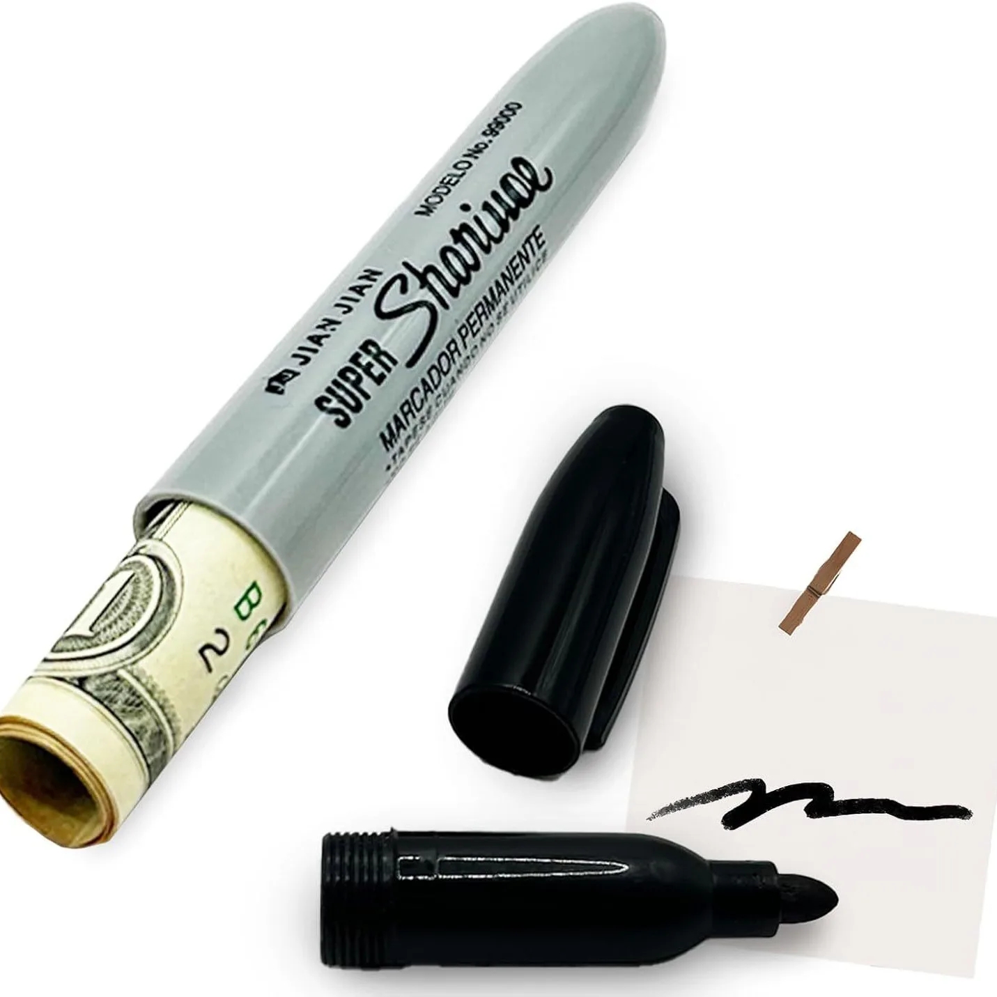 Creative Fake Black Marker Pen - Home Security Safe ulasan dan harga